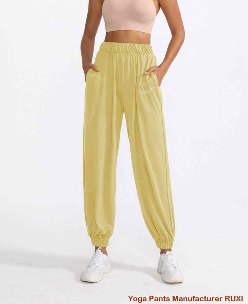 ዮጋ leggings ከፍተኛ ወገብ RUXI