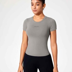 ribbed ስፖርታዊ እንቅስቃሴ ቁምጣ