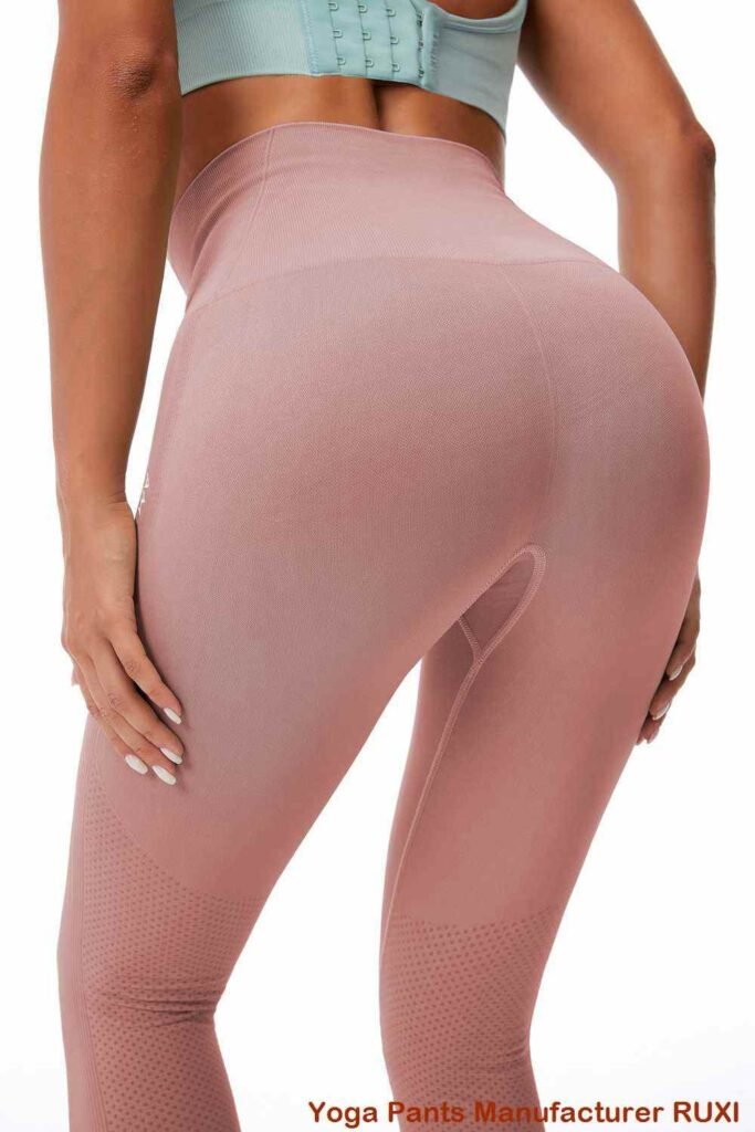ribbed flare leggings RUXI